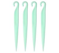 sourcing map Lot de 4 couteaux à gâteau en plastique pour pain, toast, desserts, pâtisserie, bricolage, vert clair