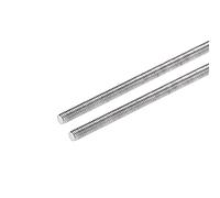sourcing map Lot de 4 tiges filetées M3 x 500 mm en acier inoxydable 304 pour droitier