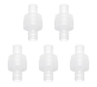 sourcing map Lot de 5 clapets anti-retour anti-retour 14 mm de diamètre en plastique PP pour pompe de réservoir de gaz, liquide, air, eau