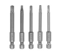 sourcing map Lot de 5 embouts de tournevis à tête carrée SQ1, SQ2, SQ2.7, SQ3, SQ4, tige hexagonale magnétique de 65 mm de long pour visseuse électrique, perceuse, visseuse à percussion