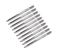 sourcing map Lot de 5 paires de tarauds métriques à main Filetage M2,5 0,45 mm Filetage conique et bouchon de fraisage Flûtes droites Acier rapide
