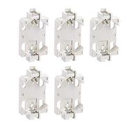sourcing map Lot de 5 supports horizontaux pour piles bouton CR2025 CR2016 Blanc