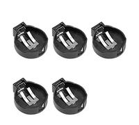 sourcing map Lot de 5 supports horizontaux pour piles CR2450 CR2430 Noir
