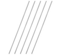 sourcing map Lot de 5 tiges entièrement filetées M2 x 0,4 mm en acier inoxydable 304 à droite - Tiges filetées de 100 mm de long pour ancres, boulons, cintres, colliers de serrage, boulons en U