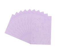 sourcing map Lot de 50 couvertures de présentation en cuir texturé non perforées pour rapports d'entreprise, format A4 180 g/m², violet pâle