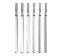 sourcing map Lot de 6 forets diamantés 100-120 - Tête cylindrique de 2 mm - Tige de 2,35 mm - Longueur de 7 mm - Pour poncer la pierre - Outil rotatif pour le meulage des ongles en céramique et verre