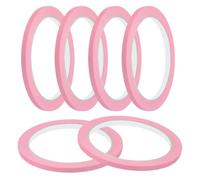 sourcing map Lot de 6 rouleaux de ruban de masquage rose de 0,5 cm x 20,9 m pour bricolage, artisanat, dessin, décoration, étiquetage, peinture de voiture, artistes, enseignants