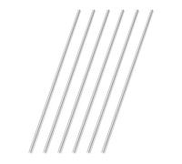 sourcing map Lot de 6 tiges rondes en acier rapide de 2,3 mm de diamètre - Outil de tour de 100 mm de long pour arbre à engrenage, tours, aléseuse de tournage, axe miniature, goupilles cylindriques
