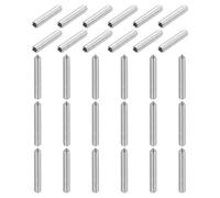 sourcing map Lot de 60 vis sans tête à pointe conique M4 x 25 mm en acier inoxydable 304 pour salle de bain, réparation de meubles, projet de bricolage