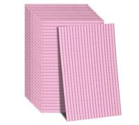 sourcing map Lot de 7 200 carreaux de mosaïque autocollants en verre pour boule disco, bricolage, décoration KTV - Rose - 5 x 5 mm