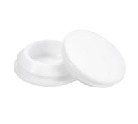 sourcing map Lot de 8 bouchons ronds en silicone pour trou de 20 à 22 mm, bouchons de trou étanches pour tubes en métal, embouts de meubles, blanc