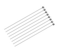 sourcing map Lot de 8 goupilles d'éjecteur droites, diamètre 1,5 mm. Poinçon à pointe ronde en acier 65Mn 150 mm de long pour l'entretien mécanique