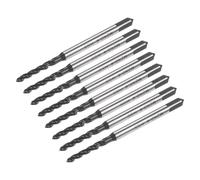 sourcing map Lot de 8 tarauds métriques à filetage hélicoïdal M2 x 0,4 H2, revêtement en nitrure 6542, outils de taraudage de machine en acier rapide pour réparation de machiniste