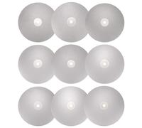 sourcing map Lot de disques abrasifs plats diamantés de 15,2 cm x 1,27 cm - Grain 120/240/600/1000/1200/1500/2000/2500/3000 - Pour meulage de la céramique, du verre, des pierres