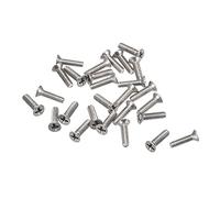 sourcing map M1.6 x 6mm Cruciforme Vis Attache Argenté pour Portable PC TV Ventilateur Interrupteur 150pcs