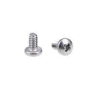 sourcing map M1.6x3mm Vis à métaux Cylindre Cruciforme Tête Vis Boulons Attaches 100Pcs