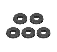 sourcing map M10 Carbone Acier Plate Rondelle, 5pcs 10.5 x 26 x 5mm Noir Oxidé Niveau 8.8 Alliage Acier Ultra Épais Fixations pour Mécanique Industrie, Automobile