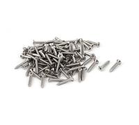 sourcing map M2,2x 13mm Phillips Vis auto-taraudeuse à tête plate Argenté-lot de 100