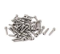sourcing map M2 x 10 mm Tête hexagonale Drive Cap autotaraudeuses forage Vis 50 pcs