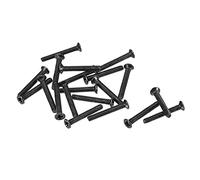 sourcing map M2 x 14mm Cruciforme Vis Attache Noir pour Portable PC TV Ventilateur Interrupteur 150pcs