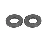 sourcing map M20 Carbone Acier Plate Rondelle, 2pcs 20.5 x 40 x 6mm Noir Oxidé Niveau 8.8 Alliage Acier Ultra Épais Fixations pour Mécanique Industrie, Automobile