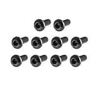 sourcing map M2x6mm 10.9 Acier alliage hexagonale prise tête ronde vis boulon 100pcs