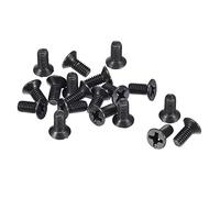 sourcing map M3.5 x 8mm Cruciforme Vis Attache Noir pour Portable PC TV Ventilateur Interrupteur 150pcs