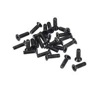 sourcing map M3 x 10mm Cruciforme Vis Attache Noir pour Portable PC TV Ventilateur Interrupteur 150pcs