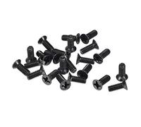 Sourcing map M3 x 8 mm Phillips Vis de fixation Noir pour ordinateur portable PC TV Ventilateur Audio Switch 150 pcs