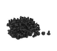 sourcing map M3x5mm 10.9 Acier alliage hexagonale prise tête ronde vis boulon 100pcs