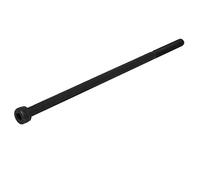 sourcing map M4 x 100 mm Vis à Tête Cylindrique Hexagonale Six Pans Creux Boulon en Acier Allié 12,9 grade DIN912 Noir partiellement filetée