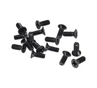 sourcing map M4 x 10mm Cruciforme Vis Attache Noir pour Portable PC TV Ventilateur Interrupteur 200pcs