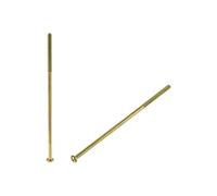 Sourcing map M4 x 120 mm Visserie Boulonnerie Quincaillerie de Meuble Vis à tête cylindrique filetage mâle Phillips pour lit double meuble 5 pièces