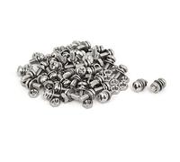 sourcing map M4x10mm vis tête cruciforme écrou vis avec Rondelle Acier inox 304 40 Set