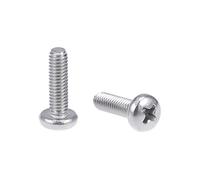 sourcing map M4x14mm Vis métaux cylindrique Phillips Tête croix Vis fixation boulon 20Pcs