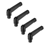 sourcing map M6 réglable Poignée levier serrage cliquet Goujon Filetage femelle 4 Pcs.