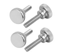 sourcing map M6x25mm Vis Moletée Tête entièrement fileté fixation 4pcs