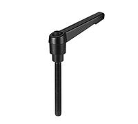 sourcing map M6x40mm réglable Poignée levier serrage Filetage Goujon fileté mâle