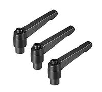 sourcing map M8 réglable Poignée levier serrage goujon fileté femelle cliquet 3 Pcs
