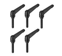 sourcing map M8x40mm réglable Poignée levier serrage Filetage Goujon fileté mâle 5Pcs