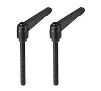 sourcing map M8x80mm réglable Poignée levier serrage Filetage Goujon fileté mâle 2Pcs
