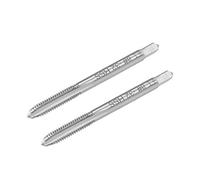 sourcing map Machine taraud 8-32UNC filetage 2B classe 3 flûtes Acier à haute vitesse 2Pcs