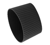 sourcing map Manchon antidérapant silicone pour bouteille en verre Noir | tasse ou mug Couvercle de protection
