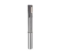 sourcing map Mandrin Alésoir 14,1 mm H7 C1/K30 Carbure Pointe Précision Droit Flûtes Rond Tige Tour Machine Fraisage Coupeuse