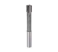 sourcing map Mandrin Alésoir 14,8 mm H7 C1/K30 Carbure Pointe Précision Droit Flûtes Rond Tige Tour Machine Fraisage Coupeuse