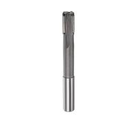 sourcing map Mandrin Alésoir 15,8 mm H7 C1/K30 Carbure Pointe Précision Droit Flûtes Rond Tige Tour Machine Fraisage Coupeuse