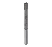 sourcing map Mandrinage Alésoir 8.1mm H7 Carbure Pointe Droit Flûtes Rond Tige Tour Machine Fraisage Fraise