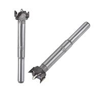 sourcing map Mèche Forstner Bois Pour Défonceuse Foret 14mm 15mm Dia. Alliage Carbure Acier pointse Tige Ronde Coupe pour Outil Bois Contreplaqué Charnière 2en1 Ensemble