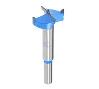 sourcing map Mèche Forstner Bois Pour Défonceuse Forets 32mm Tungstène Carbure Bois Ouvre-tarière Travail Bois Charnière Trou Forage Alésage Mèche Coupeur Bleu Gris