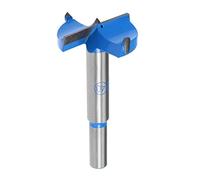 sourcing map Mèche Forstner Bois Pour Défonceuse Forets 40mm Tungstène Carbure Bois Ouvre-tarière Travail Bois Charnière Trou Forage Alésage Mèche Coupeur Bleu Gris